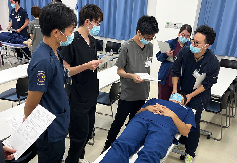2次トリアージ訓練座学の様子