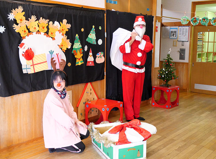 院内保育園のクリスマス会