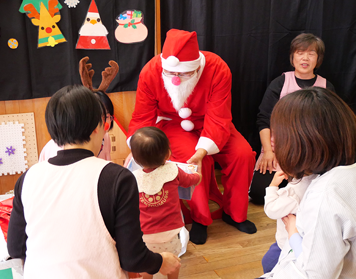 院内保育園のクリスマス会