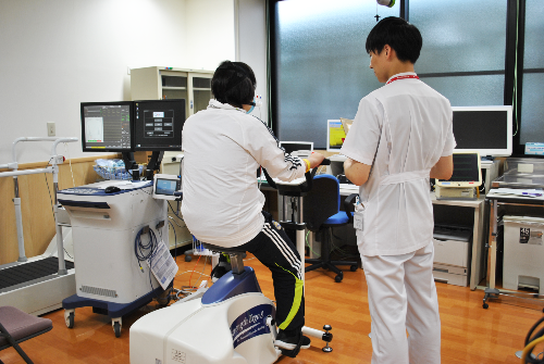 CPX検査時の様子