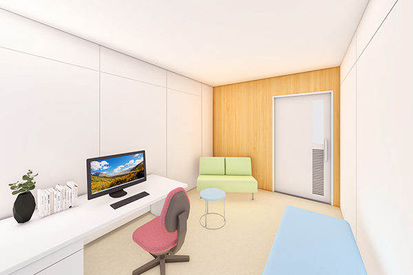 家庭医療センター待合室