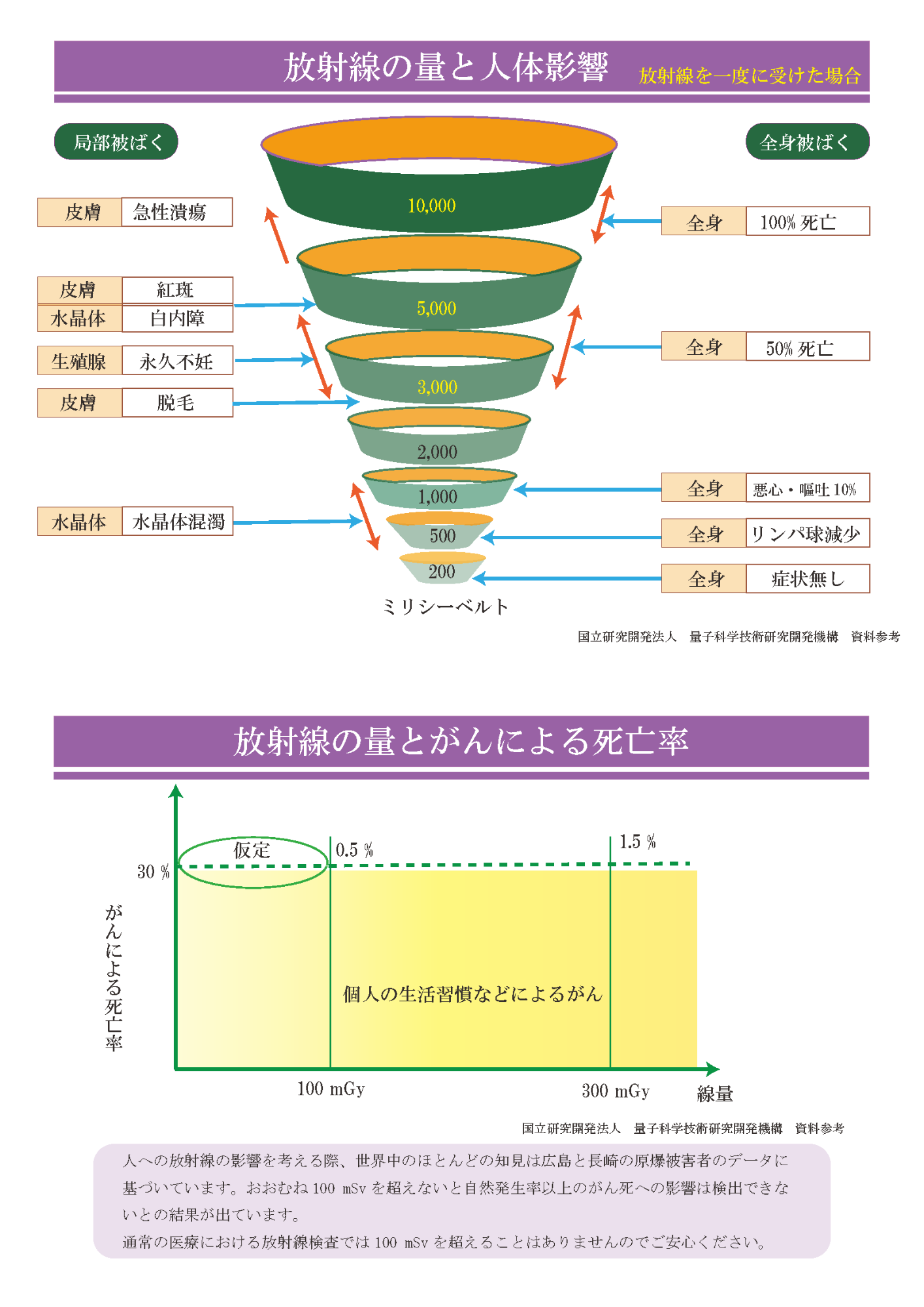 病院での検査に伴う放射線被ばくについて