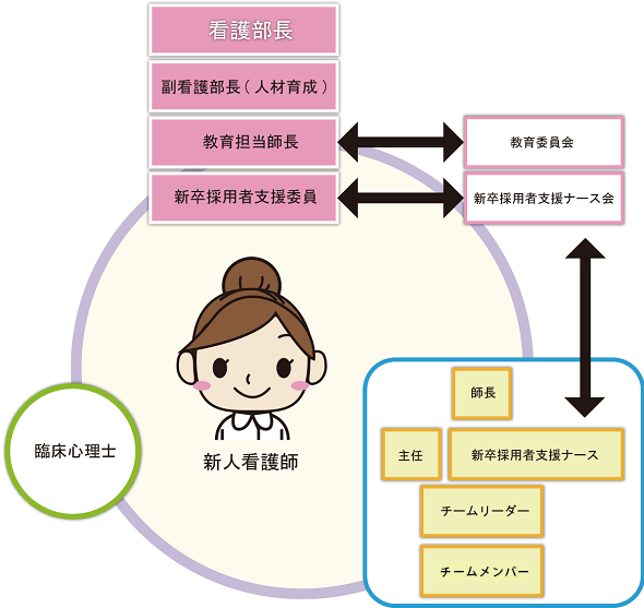 新人看護職員教育体制／藤枝市立総合病院