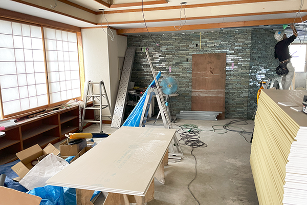 家庭医療センター工事の様子