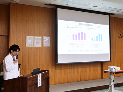 藤枝みんなのクリニックの目標発表の様子