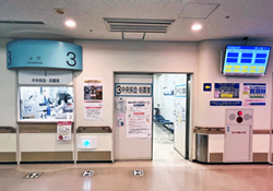 採血室入口