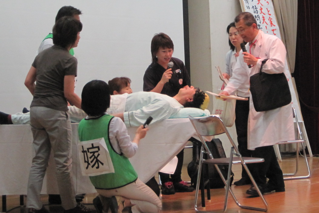 石神さんの容態が急変し、医師が駆け付ける場面