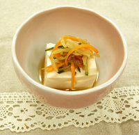 冷拌豆腐の写真
