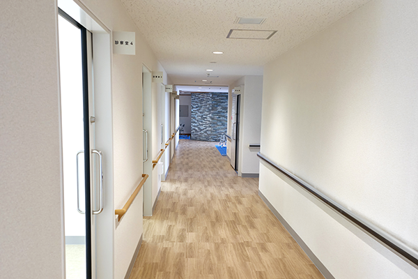 廊下の工事状況