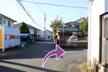 焼津方面からお越しの方