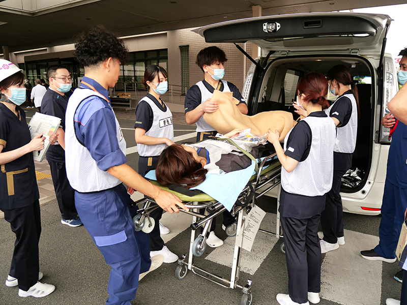 防災訓練の様子