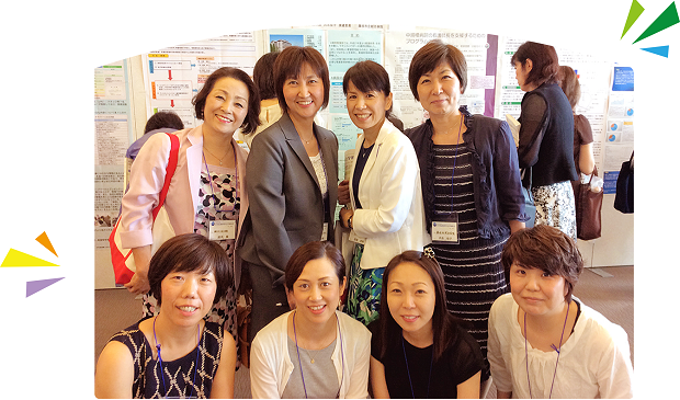 日本看護管理学会学術集会の集合写真