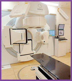 放射線治療装置の写真