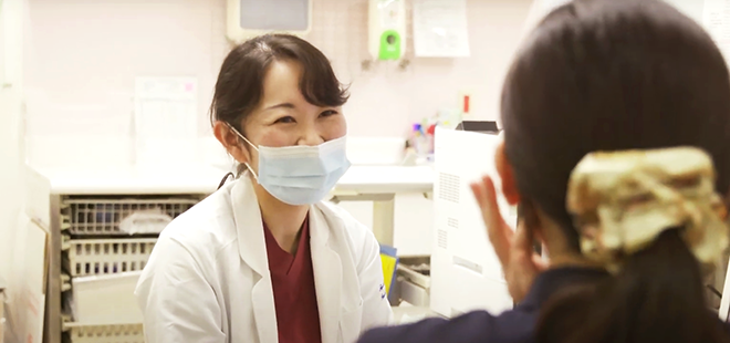 特殊外来の診療の様子