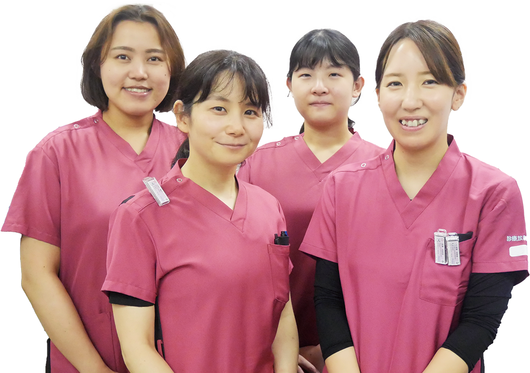 女性技師が担当します